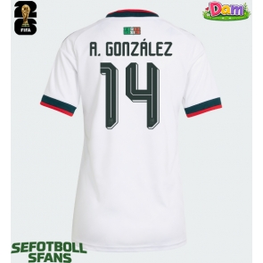 Mexiko Armando Gonzalez #14 Bortatröja Kvinnor VM 2026 Kortärmad